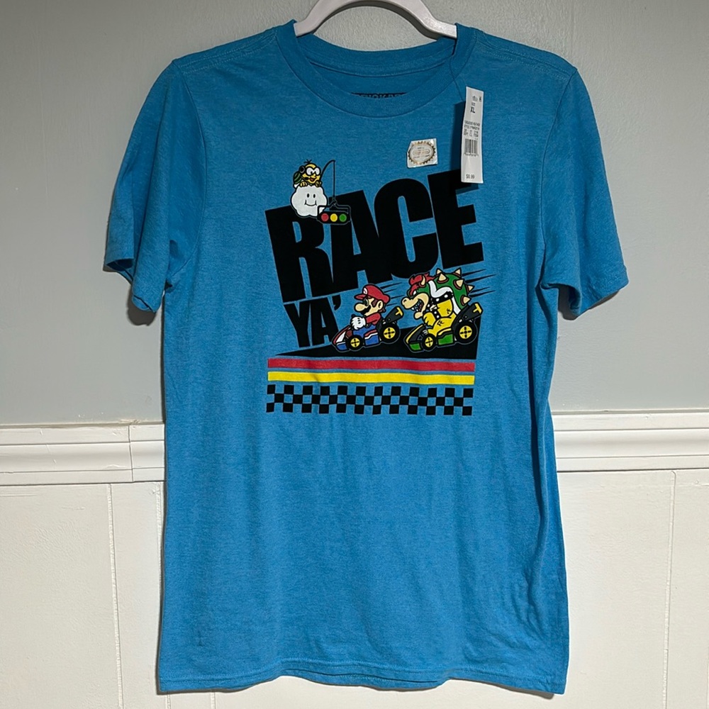5 for $20! Mariokart Mario Racing Shirt Tee size XL